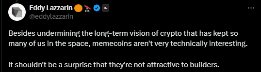 VC 社区大论战:a16z CTO 批评 MEME 币近似赌场,社区却乐在其中插图 VC 社区大论战:a16z CTO 批评 MEME 币近似赌场,社区却乐在其中