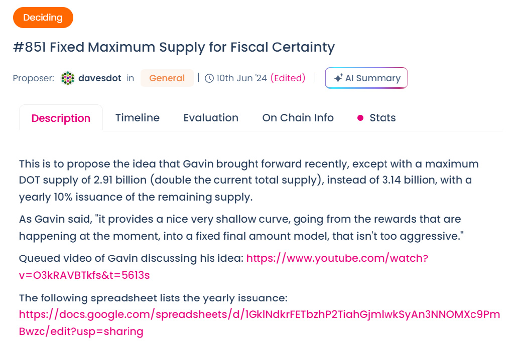 波卡经济模型相关设定在改变,Gavin下场参与讨论,波卡的未来会如何插图2 波卡经济模型相关设定在改变,Gavin下场参与讨论,波卡的未来会如何